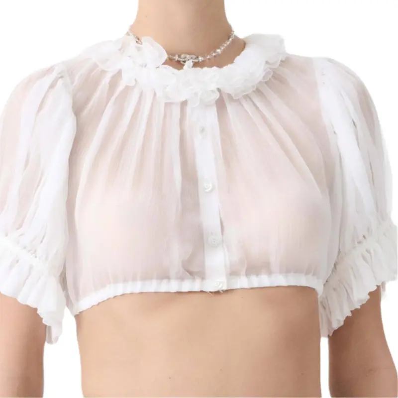 CHANEL 25S Spring Summer Collection Shirt Women's White-4