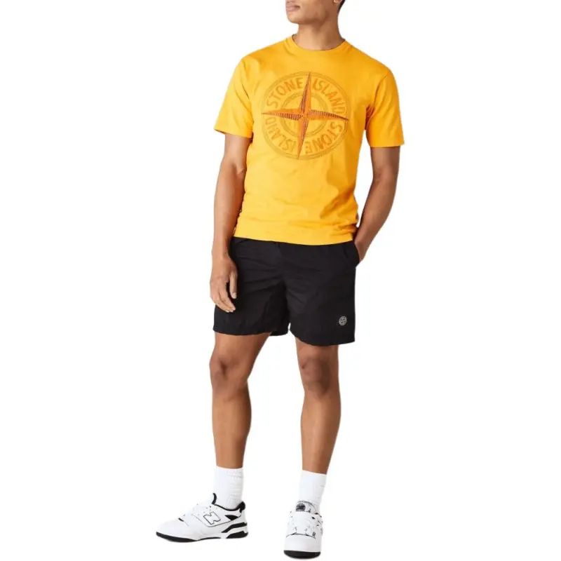 STONE ISLAND SS23 T Shirt Men's Orange-2