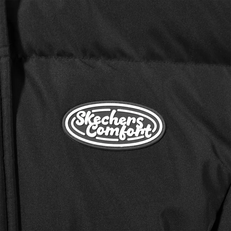 Skechers Puffer Jacket Women's Carbon Black-3