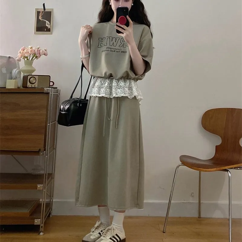 GULIANFEI Two Piece Skirt Sets Women's-2