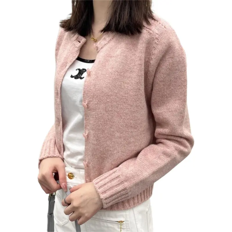 CELINE Cardigan In Shetland Wool-2