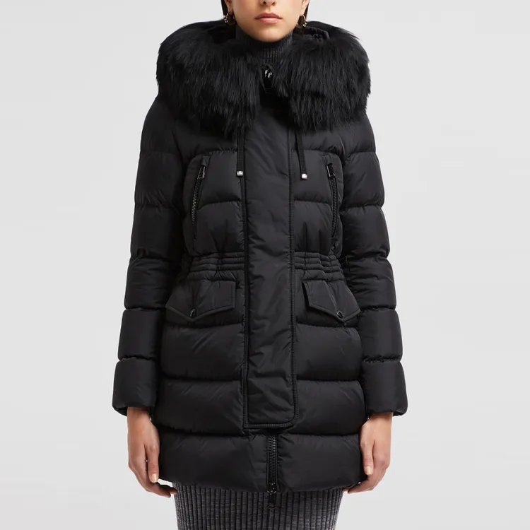 Moncler Down Jacket Women's Black-1