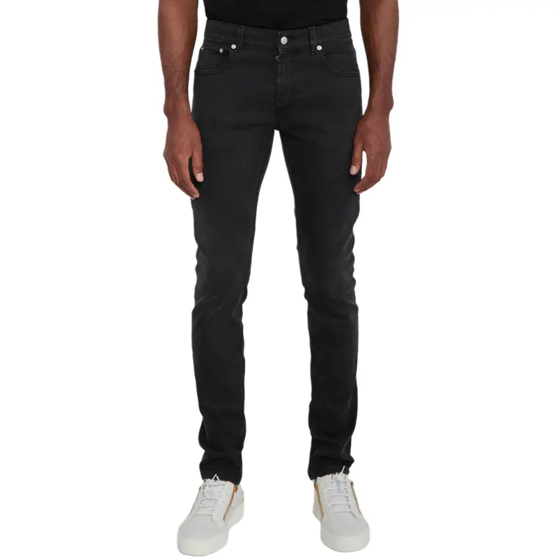 Alexander McQueen Jeans Men Black-2