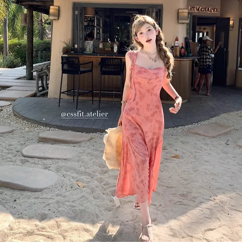 Pa33word Fashion Slip Dress Women's Soft Color Series Selected-12