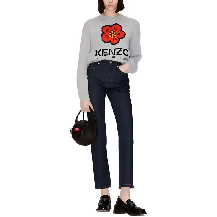 KENZO SS23 Jeans Women's Dark Blue-2