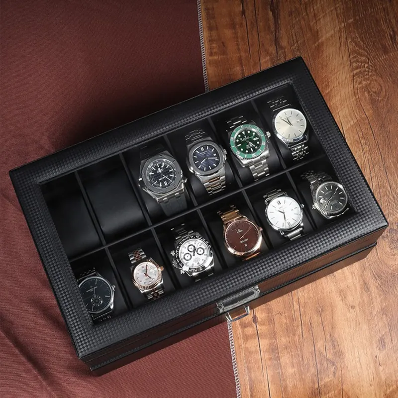 Brilliant Desktop Storage Box Watch Case Unisex-2