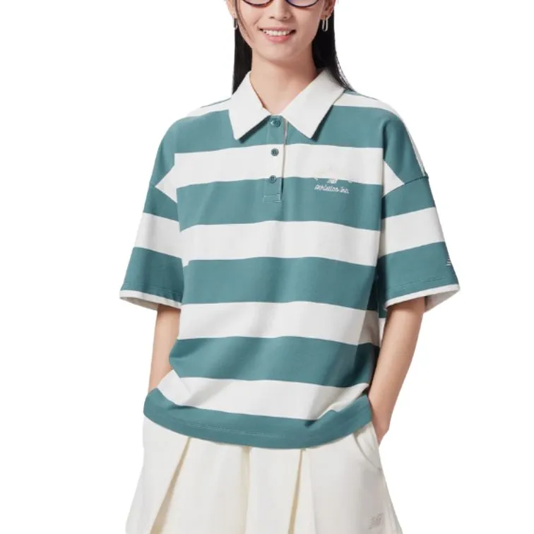 New Balance Polo Shirt Women's Green-2