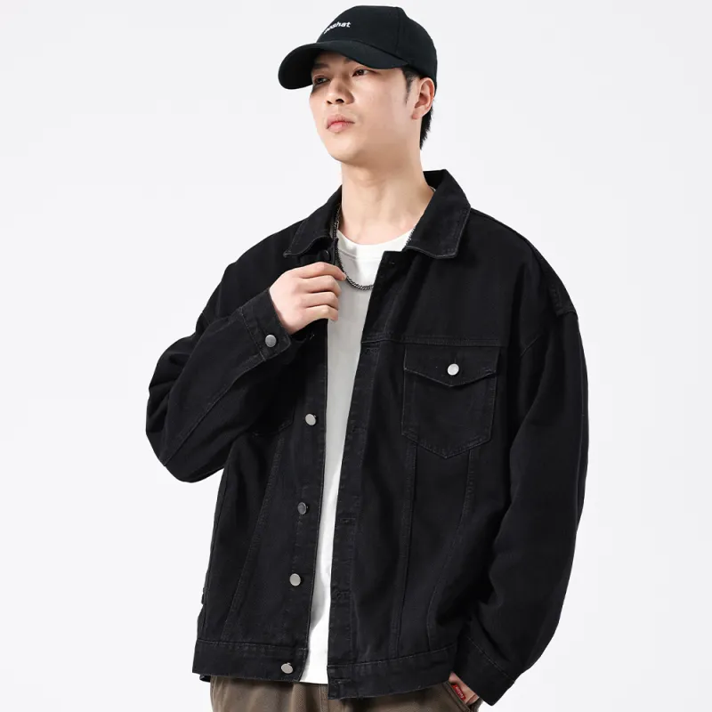 VALKOMM Denim Jacket Unisex Black-3