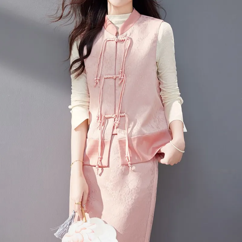 Fele.d Two Piece Skirt Sets Women's-2