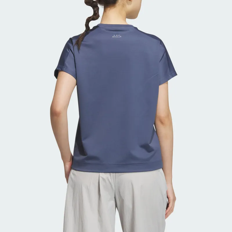 Adidas T Shirt Women's Ink Blue-3