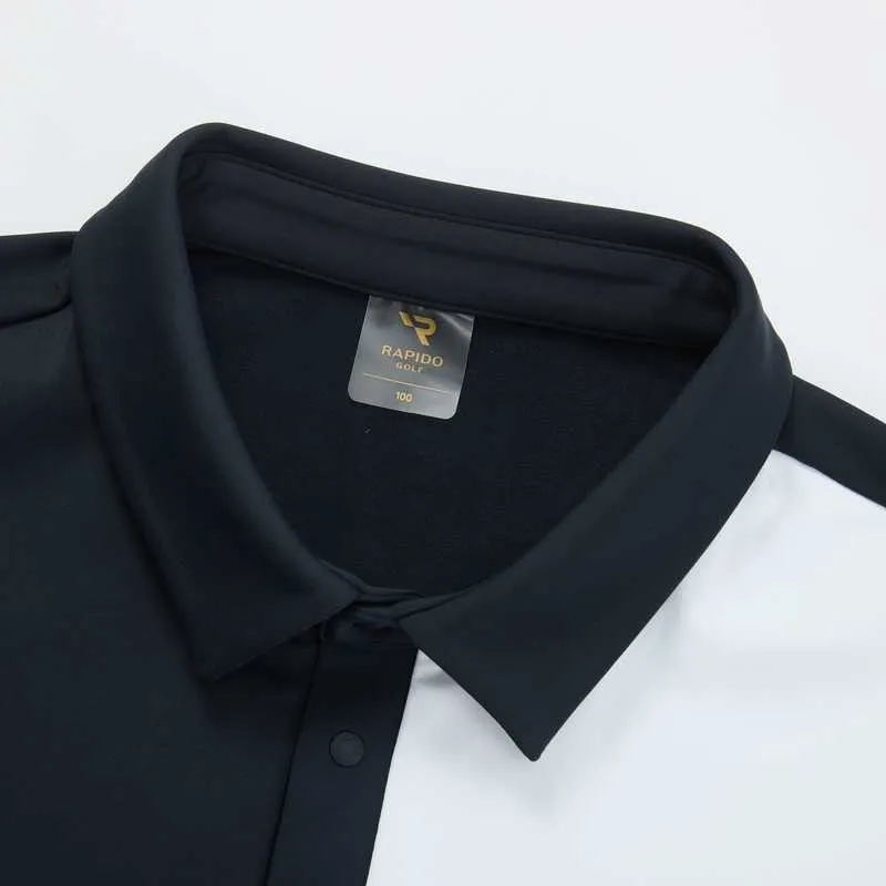 RAPIDO GOLF Polo Shirt Men's Navy Blue-4