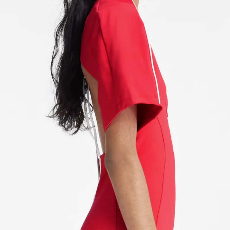Nike X Nike Short Sleeved T Shirt Dress Dark Red-5
