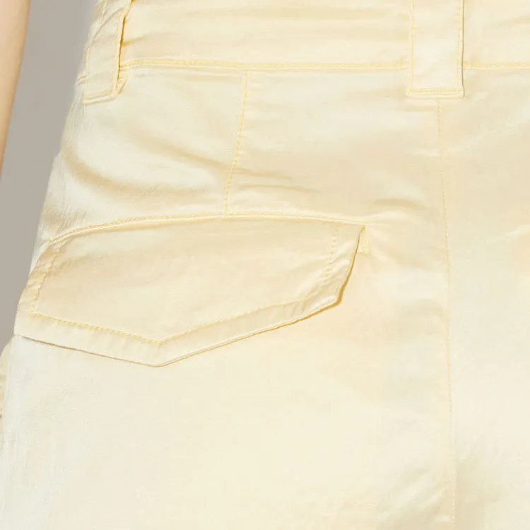 Acne Studios SS22 Casual Shorts Women's Yellow-3