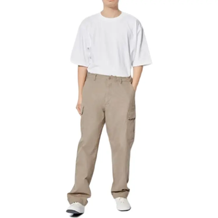 UNIQLO Cargo Pants Unisex Beige-4