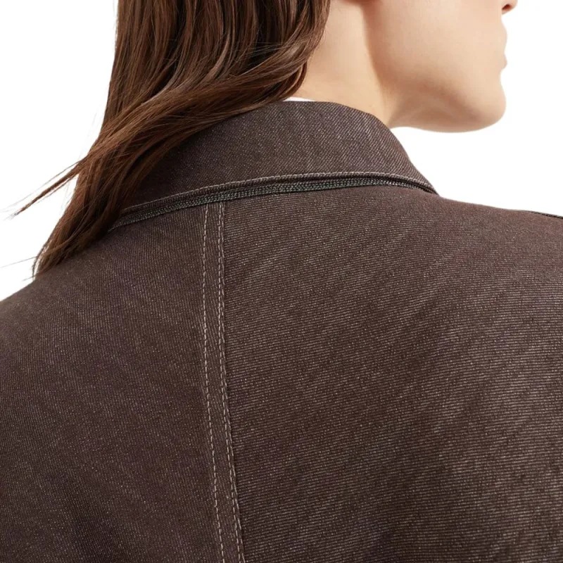 Brunello Cucinelli Embellished Cropped Jacket-4