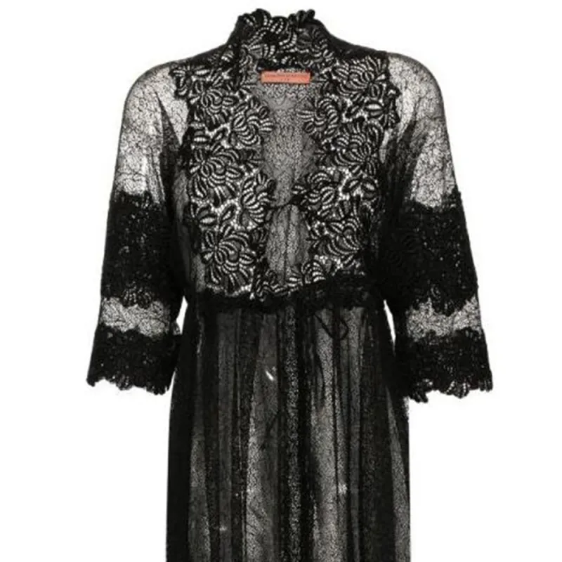 ERMANNO SCERVINO Floral-lace Beach Cover-up-2