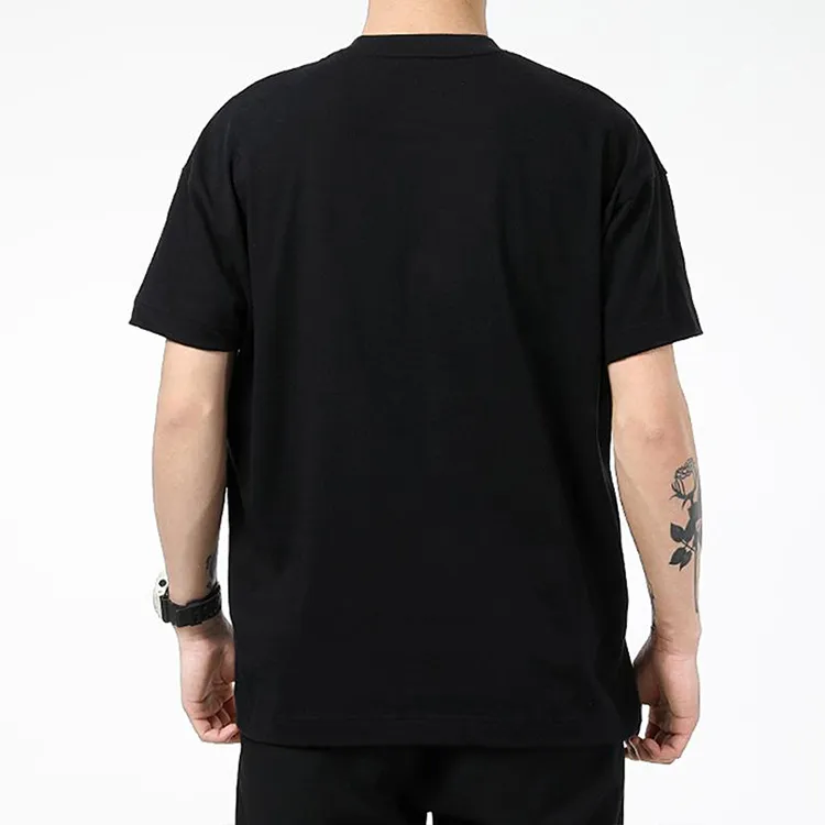 Nike Drop Shoulder Sleeve T-Shirt Men's Black-3