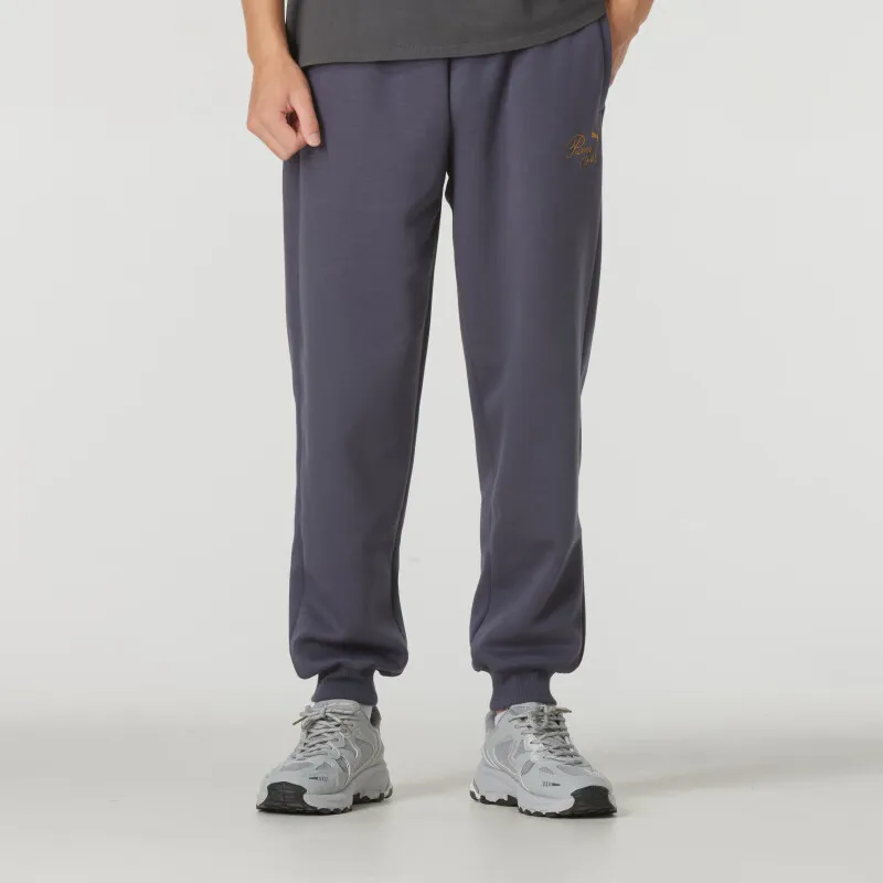 PUMA Casual Pants Unisex Gray-3