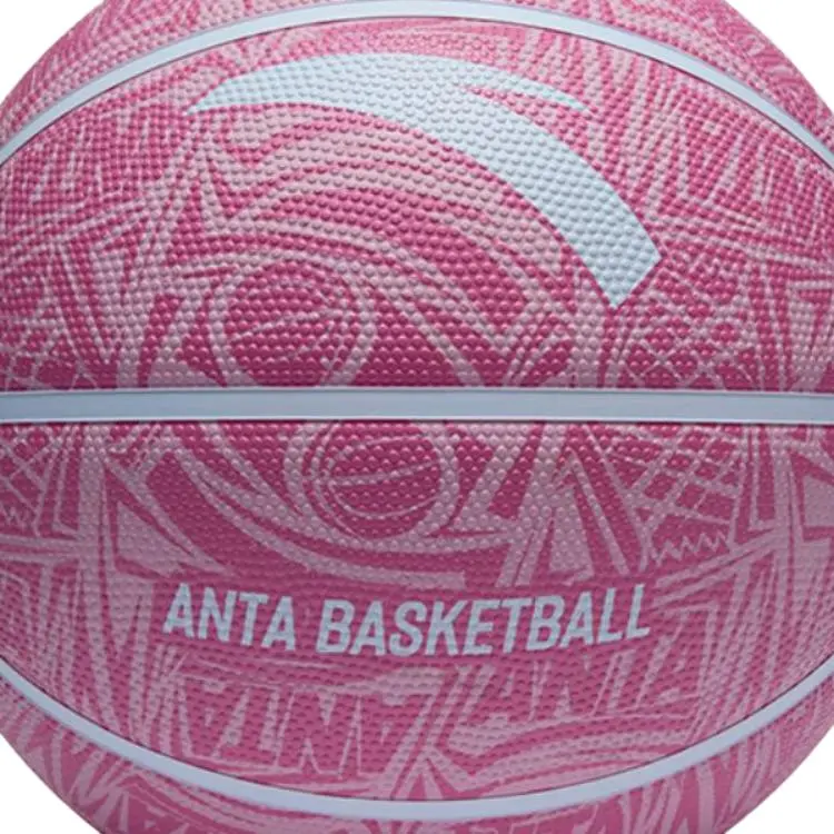 Anta PU Basketball Pink Size 7 Training Unisex-4