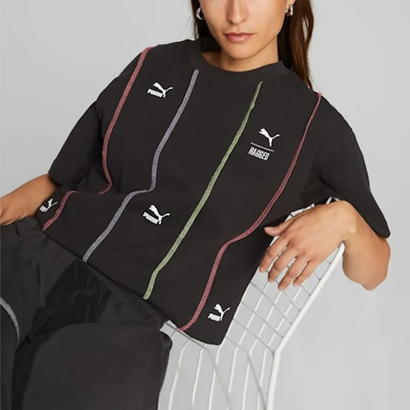 PUMA X The Ragged Priest T-Shirts Women's Black-2