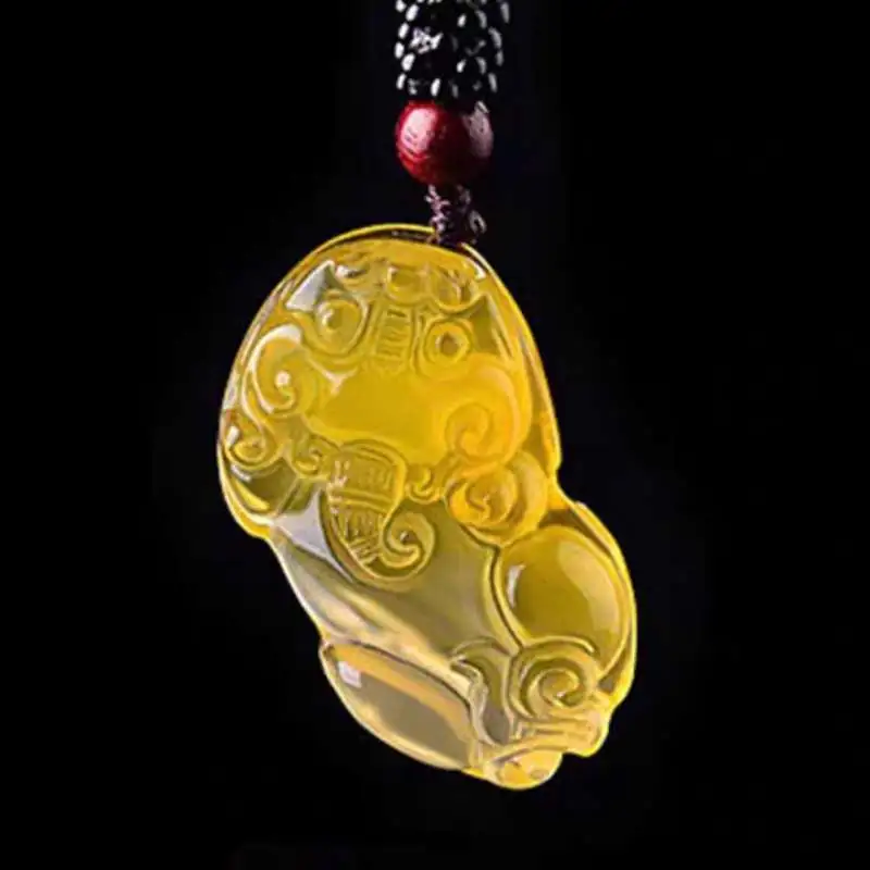 JUNWEN Chalcedony Necklaces Unisex-4
