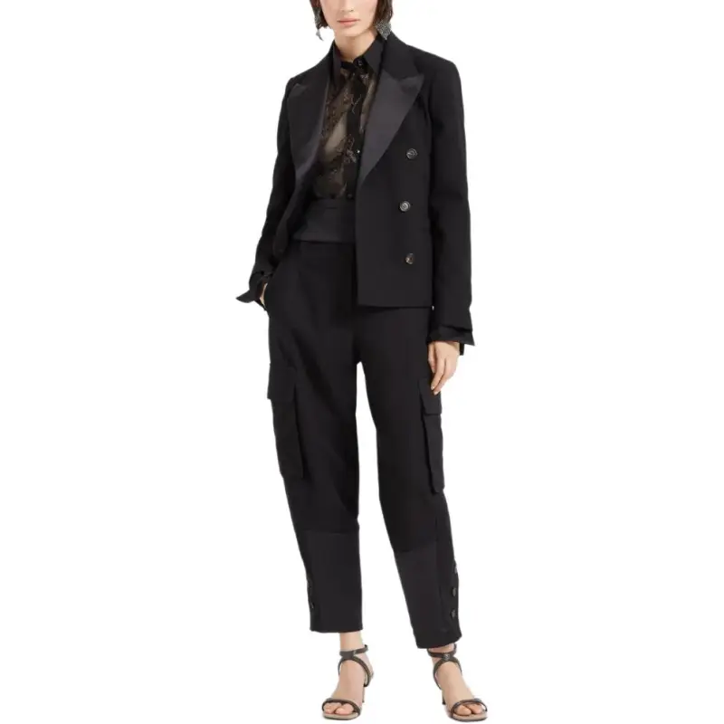 Brunello Cucinelli Flora Embroidered Silk Shirt-1