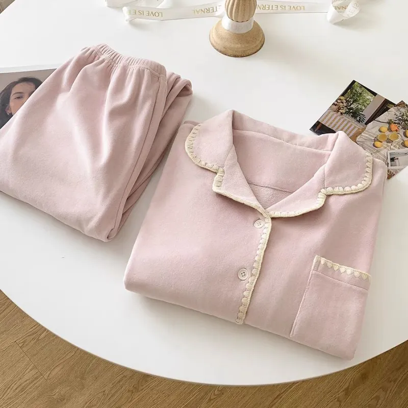 WANANNI Pajama Set Women's Light Pink-2
