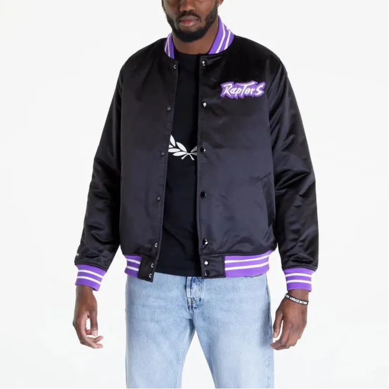 Mitchell Ness Baseball Jerseys Unisex Black Purple-2