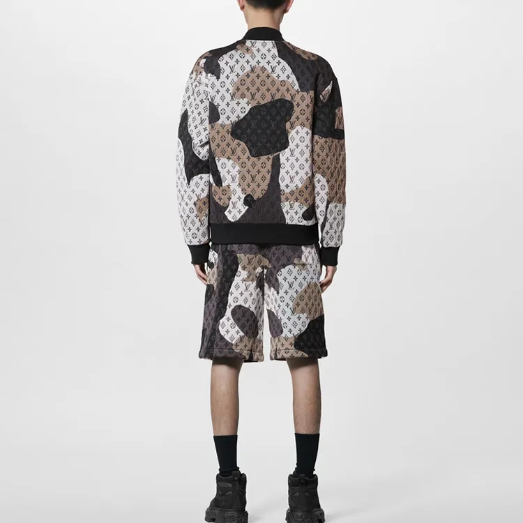 LOUIS VUITTON Monogram Cotton Jersey Bomber-3