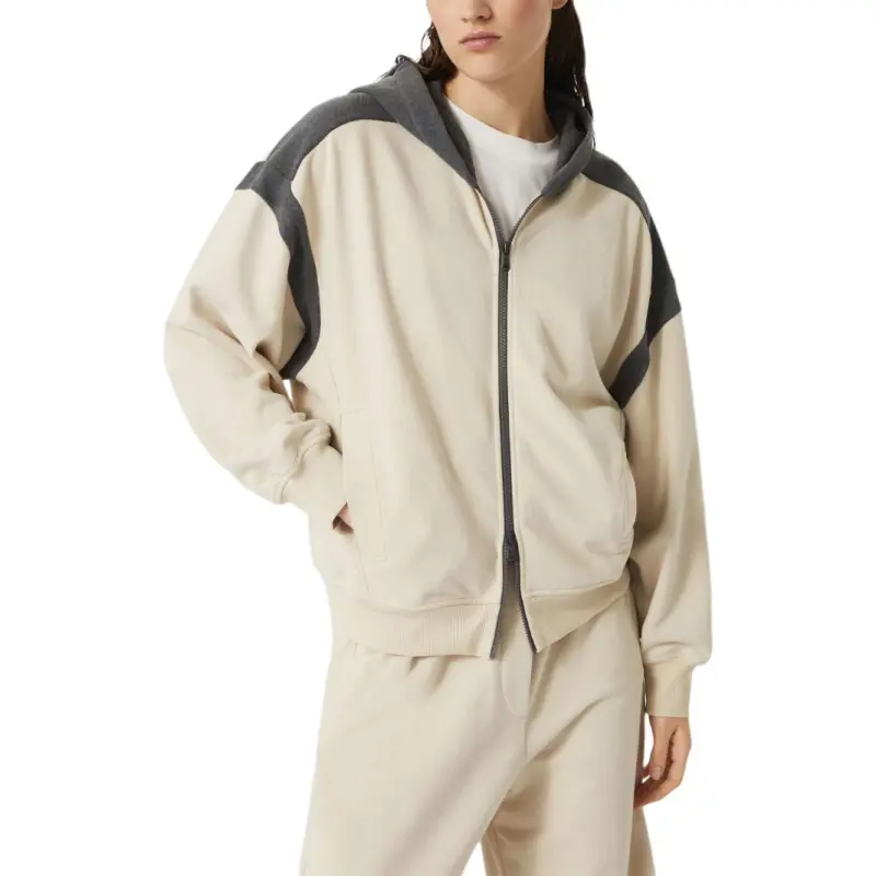 Brunello Cucinelli Smooth French Terry Hooded Sweatshirt-2