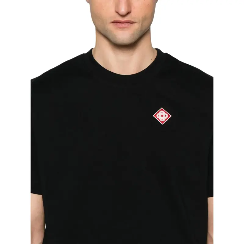 CASABLANCA Logo Patch Crewneck T Shirt-6