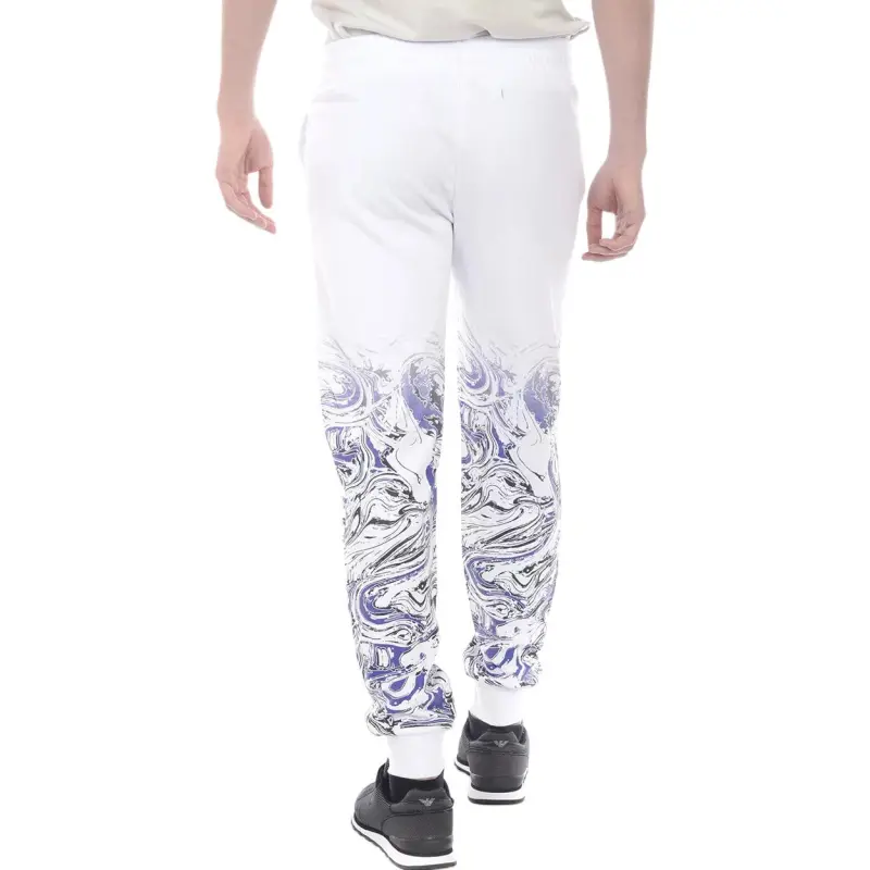 EMPORIO ARMANI EA7 Knitted Sweatpants Men's White-1