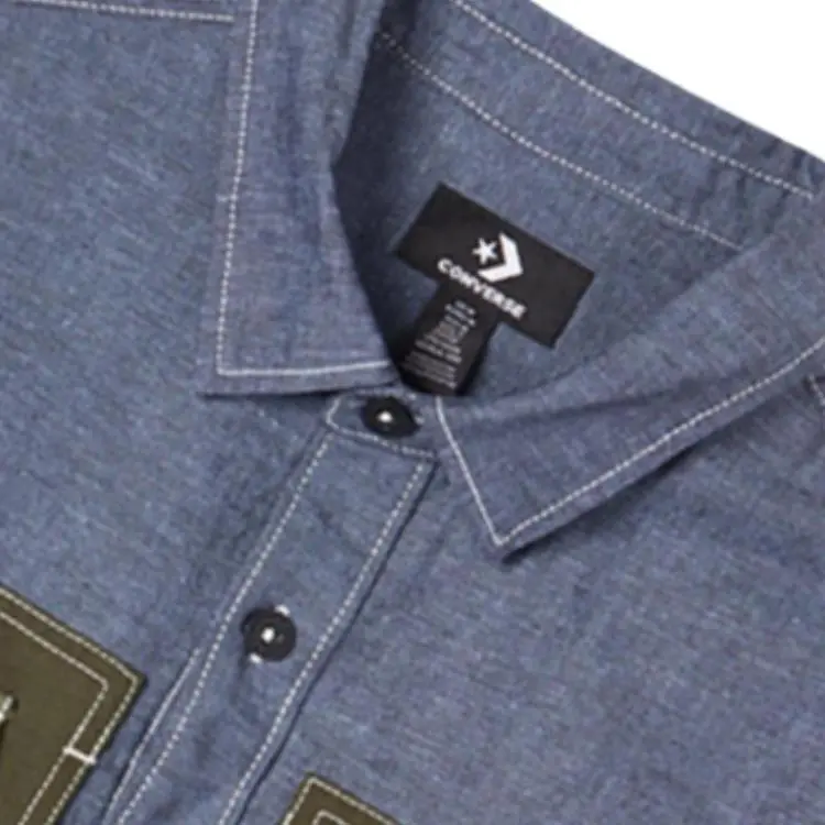 Converse Shirt Men's Light Azure Blue-2
