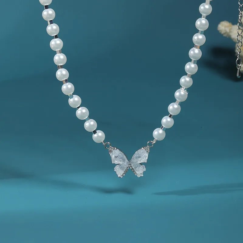 Silver Trim Alloy Necklaces Women's-26