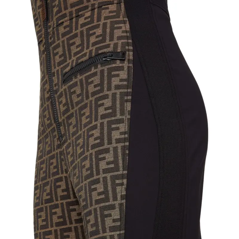 FENDI One Piece Ski Suits Women's Brown-2