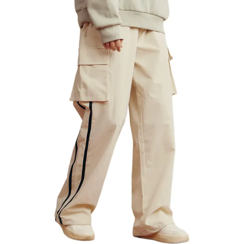 361° Life Collection Knitted Sweatpants Women's Sand Brown White-3