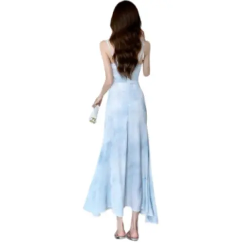 COVER TIME Slip Dress Women's Blue
