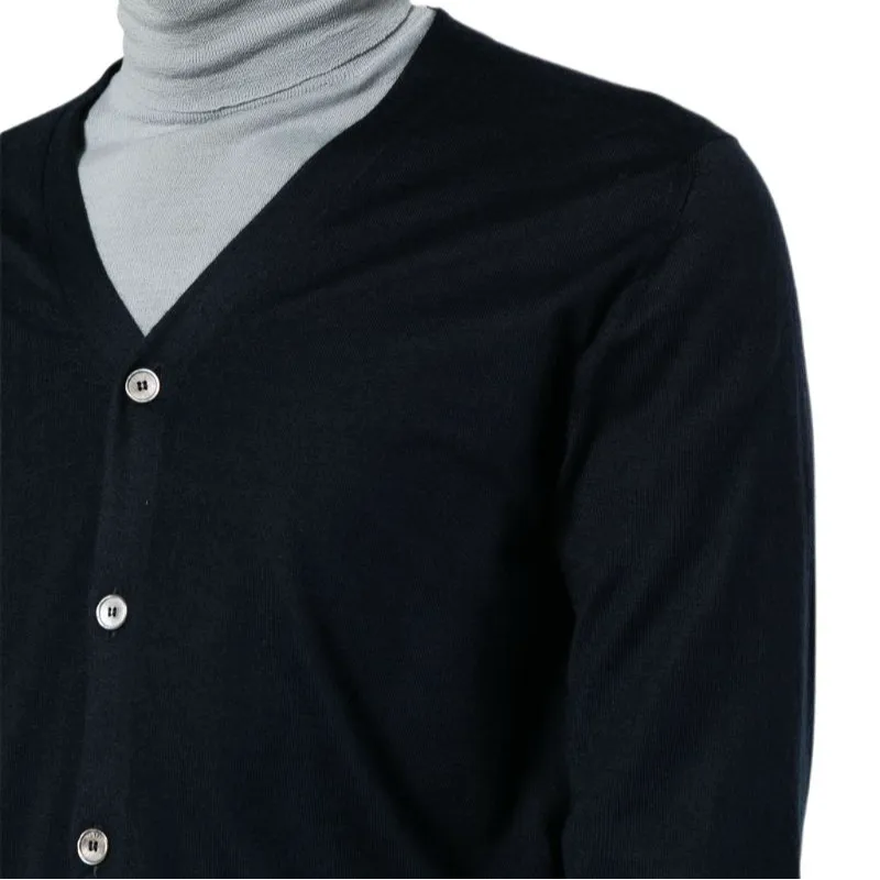 FEDELI V neck Buttoned Cardigan-6