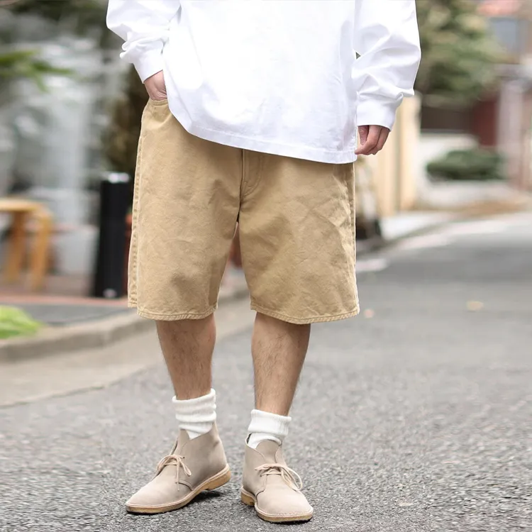 Beams Denim Shorts Men-6