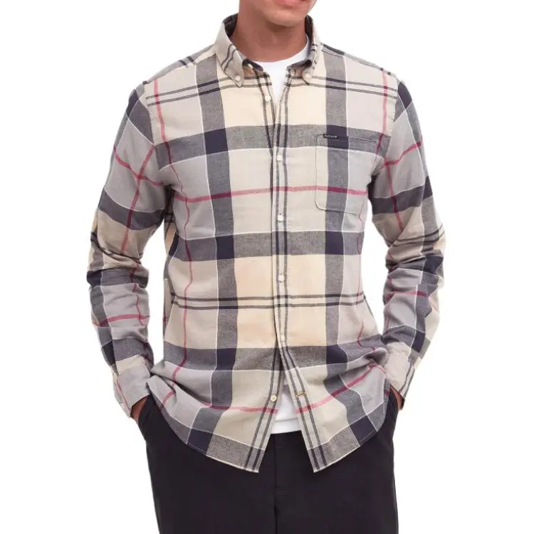BARBOUR Shirts Men Gray-2