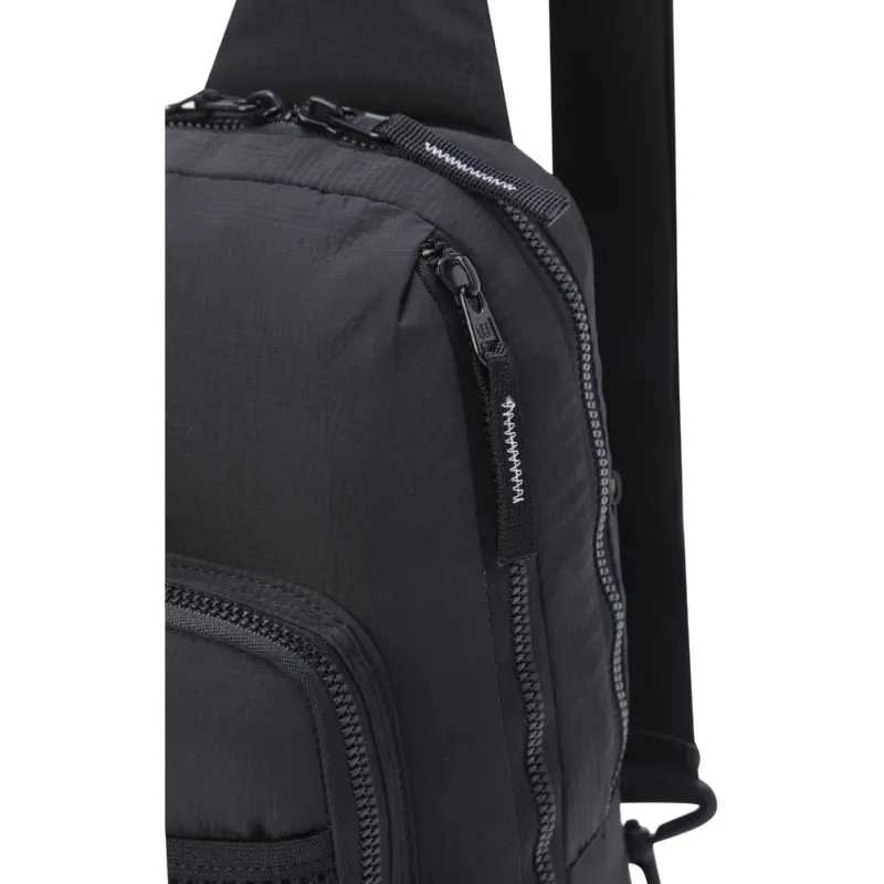 KOLON SPORT Polyester One Shoulder Crossbody Sling Bags Regular Unisex Black-5