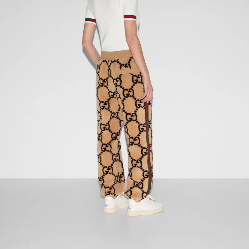 GUCCI Gg Patterned Jacquard Track Pants-3