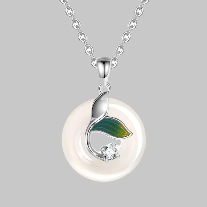 Di Su Xing Chalcedony Necklaces Women's-2