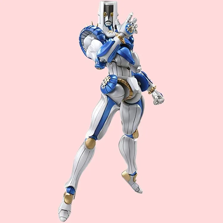 Medicos Super Action Statue JoJo's Bizarre Adventure Part 4 Diamond Is Unbreakable The Hand Chozokado Re-Run Action Figure White-2