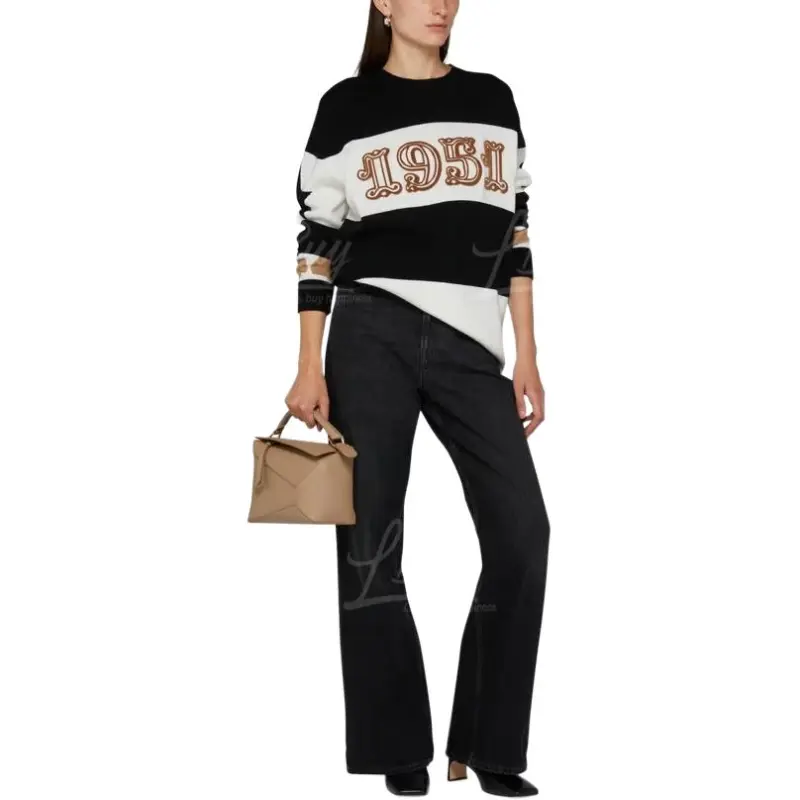 MaxMara Dirce Striped Knitted Jumper-3