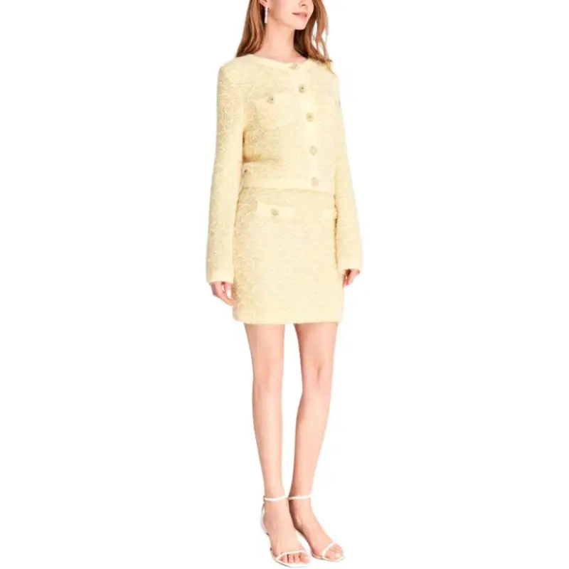 Bebe Casual Short Skirts Women's Yellow-1