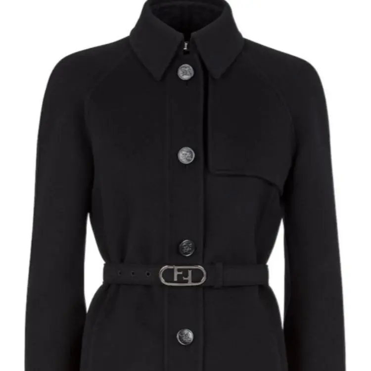 FENDI Jackets Women's Black-4