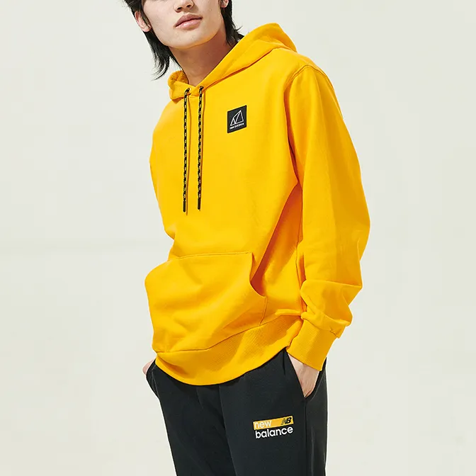 New Balance Sweatshirts Men Yellow-3
