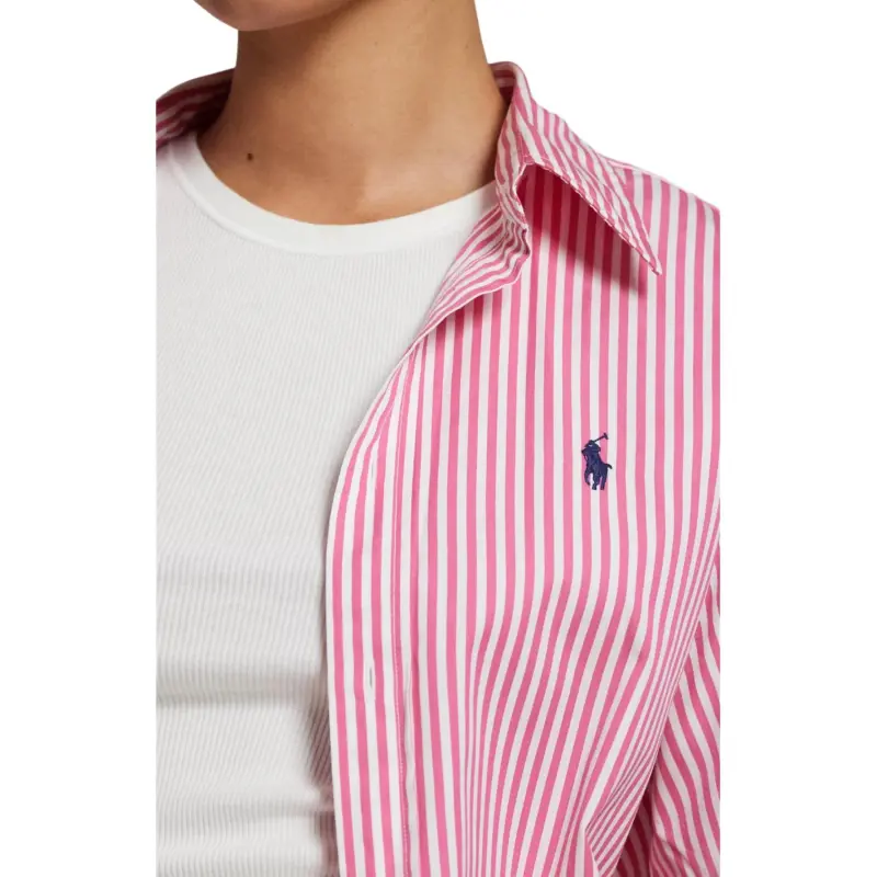 Polo Ralph Lauren Oversize Fit Striped Short Sleeve Shirt-4