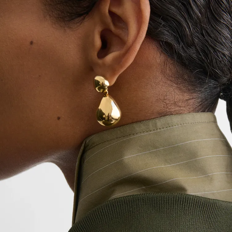 Phoebe Philo Gold Plated, Sterling Silver Earrings Women's Gold-2